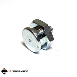 Pan head nipple 16 mm M6 - external