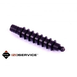 Plastic packer 12x73 mm with round head nipple