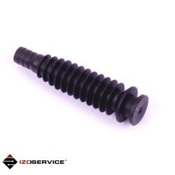 Plastic packer coned 12-16×73 with pan head nipple